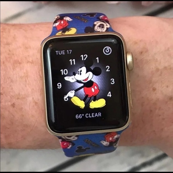 Disney Accessories 384mm Mickey Mouse Apple Watch Band Sm Poshmark